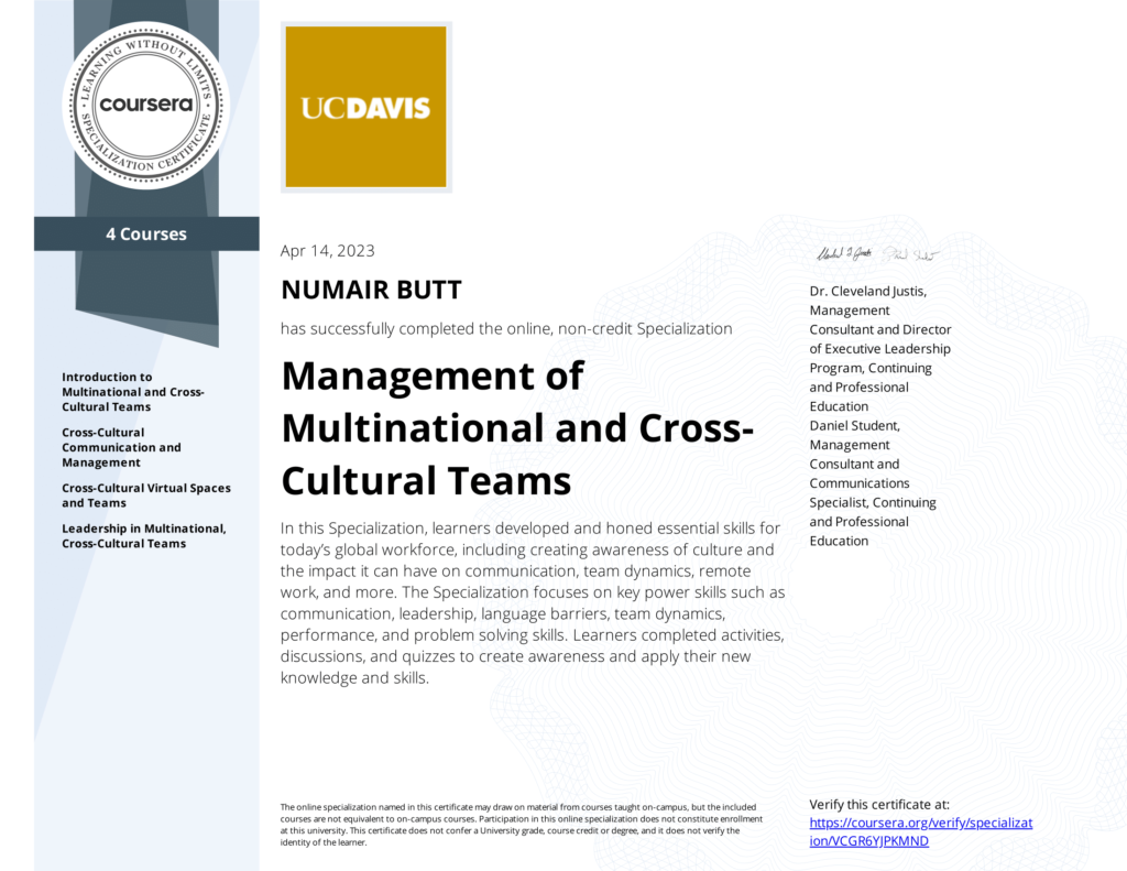 Management of Multinational & Cross-cultural Teams-1